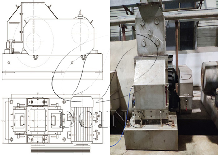 木薯磨碎機結(jié)構(gòu)圖
